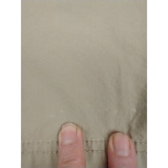 Mens IZOD Seaside Poplin Flat Front Shorts Cedarwood Khaki Size 34W X 10.5L - Picture 16 of 16